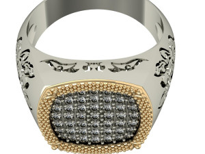 male ring eastern Model do druku 3D