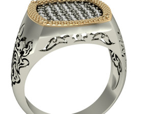 male ring eastern Model do druku 3D
