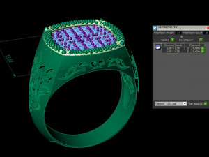 male ring eastern Model do druku 3D