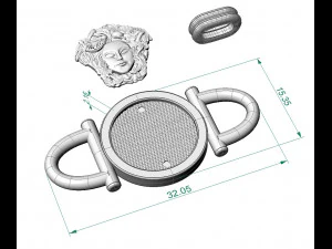 beautiful chain or bracelet 3D Print Model
