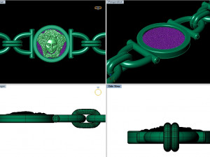 beautiful chain or bracelet Modèles 3D en vedette
