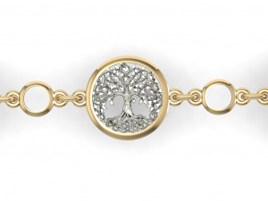 beautiful bracelet three of life 3Dプリントモデル