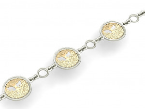 beautiful bracelet three of life 3Dプリントモデル