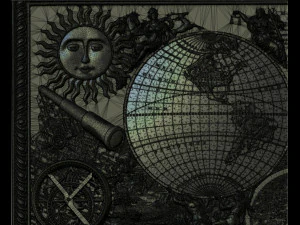 ancient map of the world 3D Model