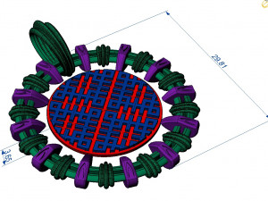 exclusive pendant Model Cetak 3D