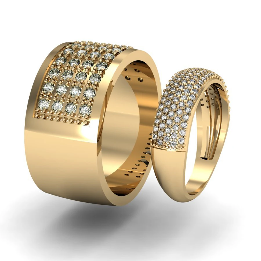 2 fashion rings 3D Print Model .c4d .max .obj .3ds .fbx .stl .blend 