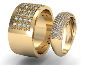 2 fashion rings 3D Print Model