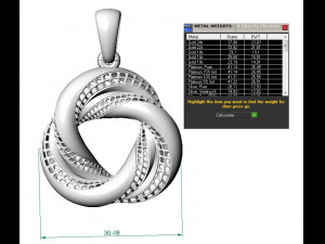 exclusive geometric pendant Modelo de Impressão 3D