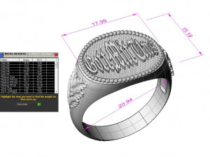 male ring gott mit uns 3D Print Model