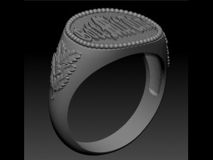 male ring gott mit uns 3D 打印模型