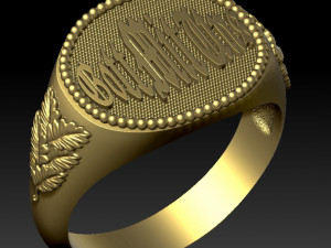 male ring gott mit uns 3D 打印模型