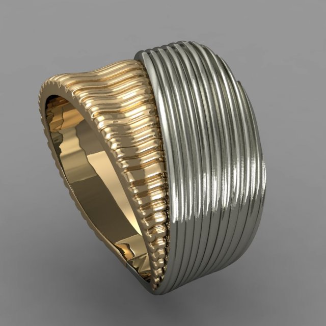 fashion ring 3D Baskı Modeli .c4d .max .obj .3ds .fbx .stl .blend 