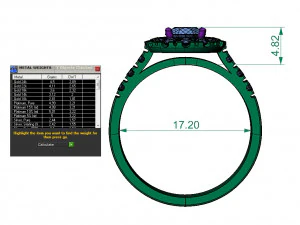 fashion ring 3D Print Model