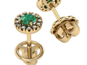 stud earring 3D Print Model