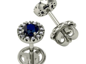 stud earring 3D Print Model