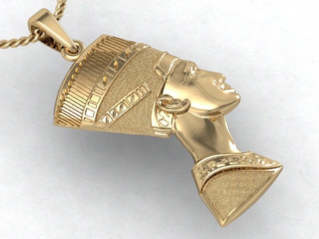 pendant nefertiti Modèles 3D en vedette .c4d .max .obj .3ds .fbx .stl .blend 