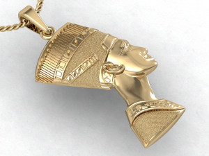 pendant nefertiti 3D Print Model