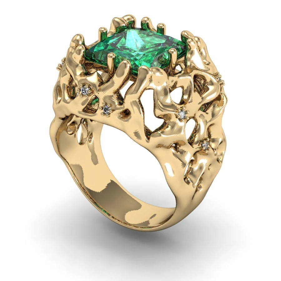ring abstract form 3D Print Model .c4d .max .obj .3ds .fbx .stl .blend 