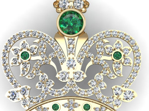 pendant crown Modèles 3D en vedette