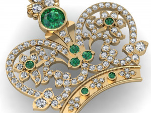 pendant crown Modèles 3D en vedette