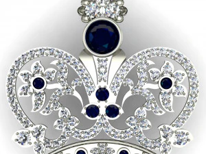 pendant crown 3D Print Model