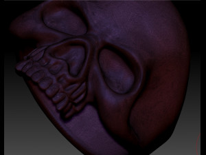 mens ring scull 3D Baskı Modeli