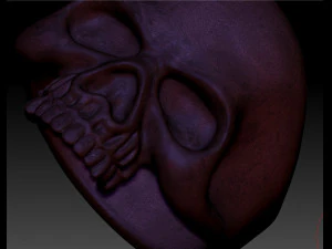 mens ring scull 3D Print Model