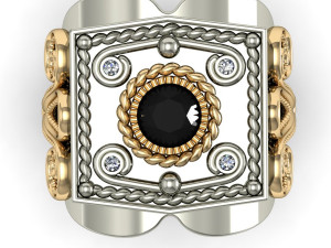 male signet ring 3D Принт Модель