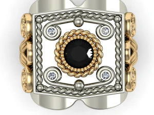 male signet ring 3D Print Model