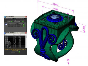 male signet ring 3D Print Model