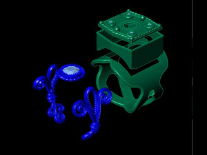 male signet ring 3D Print Model