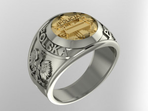 signet polska policja 3D Print Model