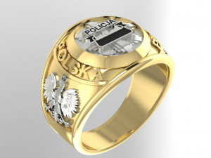 signet polska policja 3D Print Model