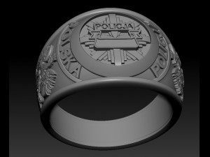 signet polska policja 3D Print Model