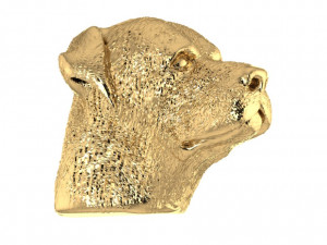 rottweiler head 3D 打印模型