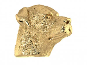 rottweiler head 3D Print Model