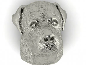 rottweiler head 3D Print Model