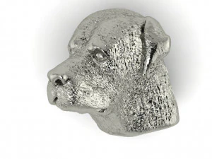 rottweiler head 3D Print Model