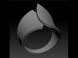 ring abstract form 3D 打印模型