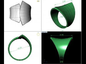 ring abstract form 3D Print Model