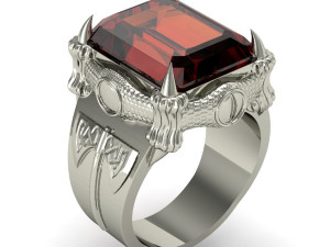 man ring with a with dragons claws 3Dプリントモデル