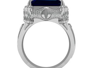 man ring with a with dragons claws 3D Print Model
