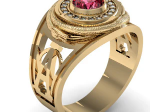 serpientes de anillo para hombre Modelo de impresión 3D