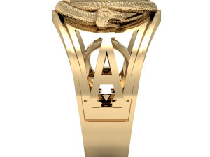mans ring snakes 3D-Druckmodell