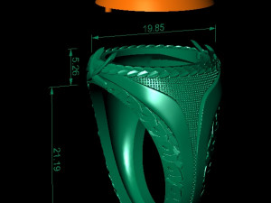man ring aviator 3D-printmodel