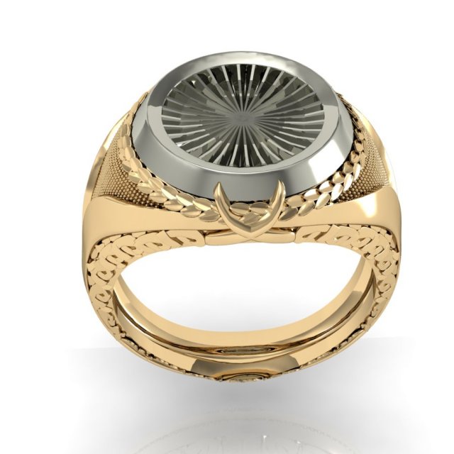 man ring aviator 3D-printmodel .c4d .max .obj .3ds .fbx .stl .blend 
