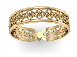 ring with pattern 3D Print Model