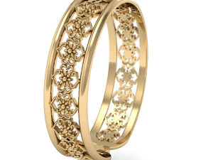 ring with pattern 3D Print Model