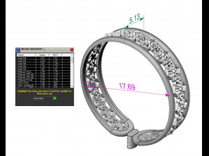 ring with pattern 3D Принт Модель
