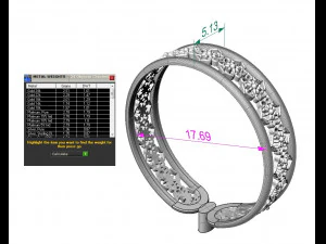 ring with pattern 3D Print Model